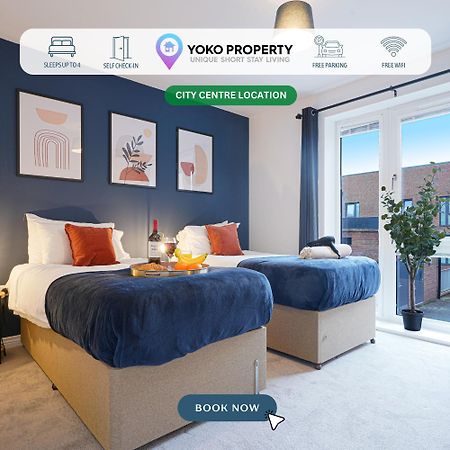 Luxury Campbell Park Apartments In Central Mk With Balcony, Free Parking & Smart Tv With Netflix By Yoko Property Milton Keynes Buitenkant foto