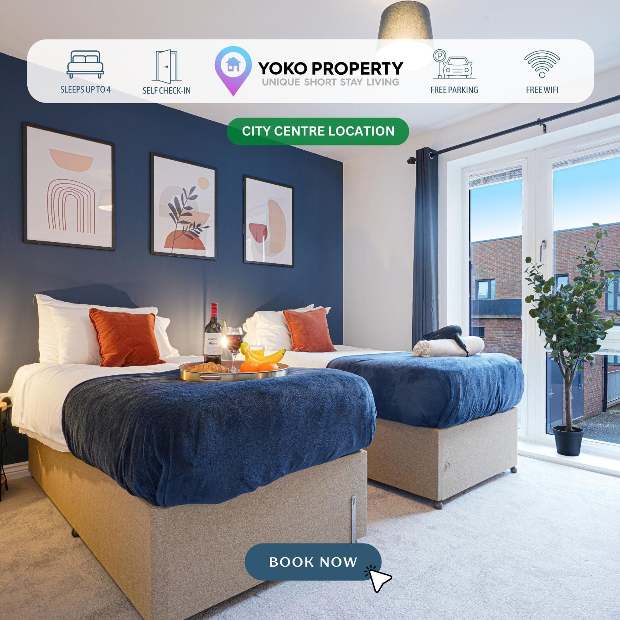Luxury Campbell Park Apartments In Central Mk With Balcony, Free Parking & Smart Tv With Netflix By Yoko Property Milton Keynes Buitenkant foto